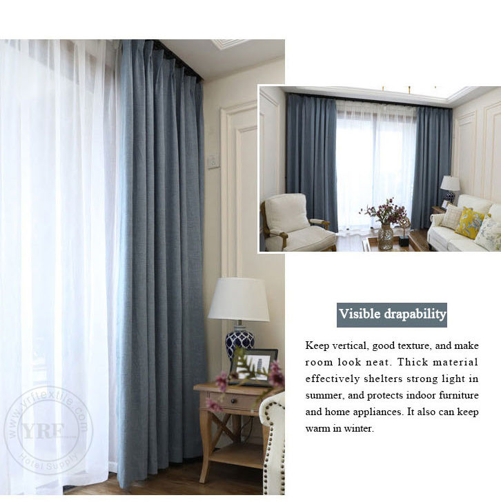 light blue eyelet blackout curtains