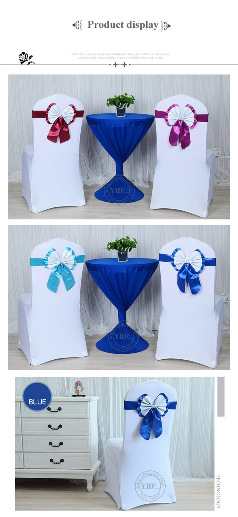 chair cover sashes for sale