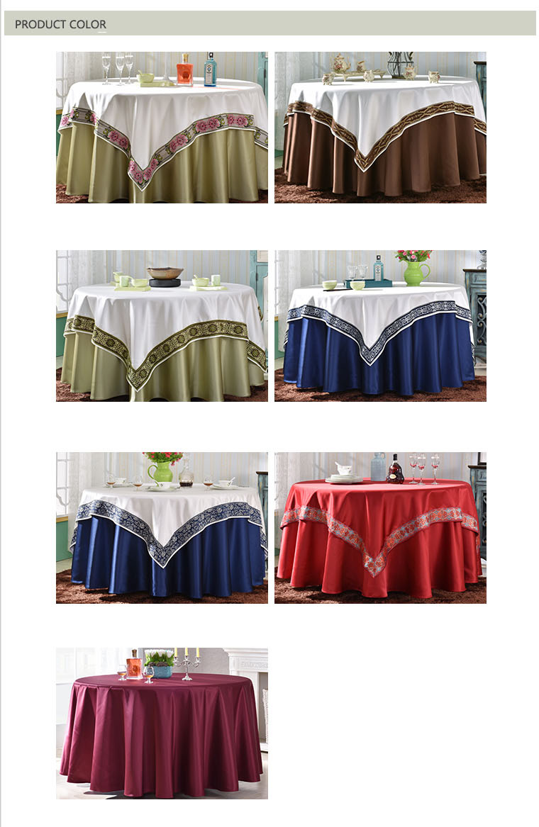 Embroidery Design Tablecloth