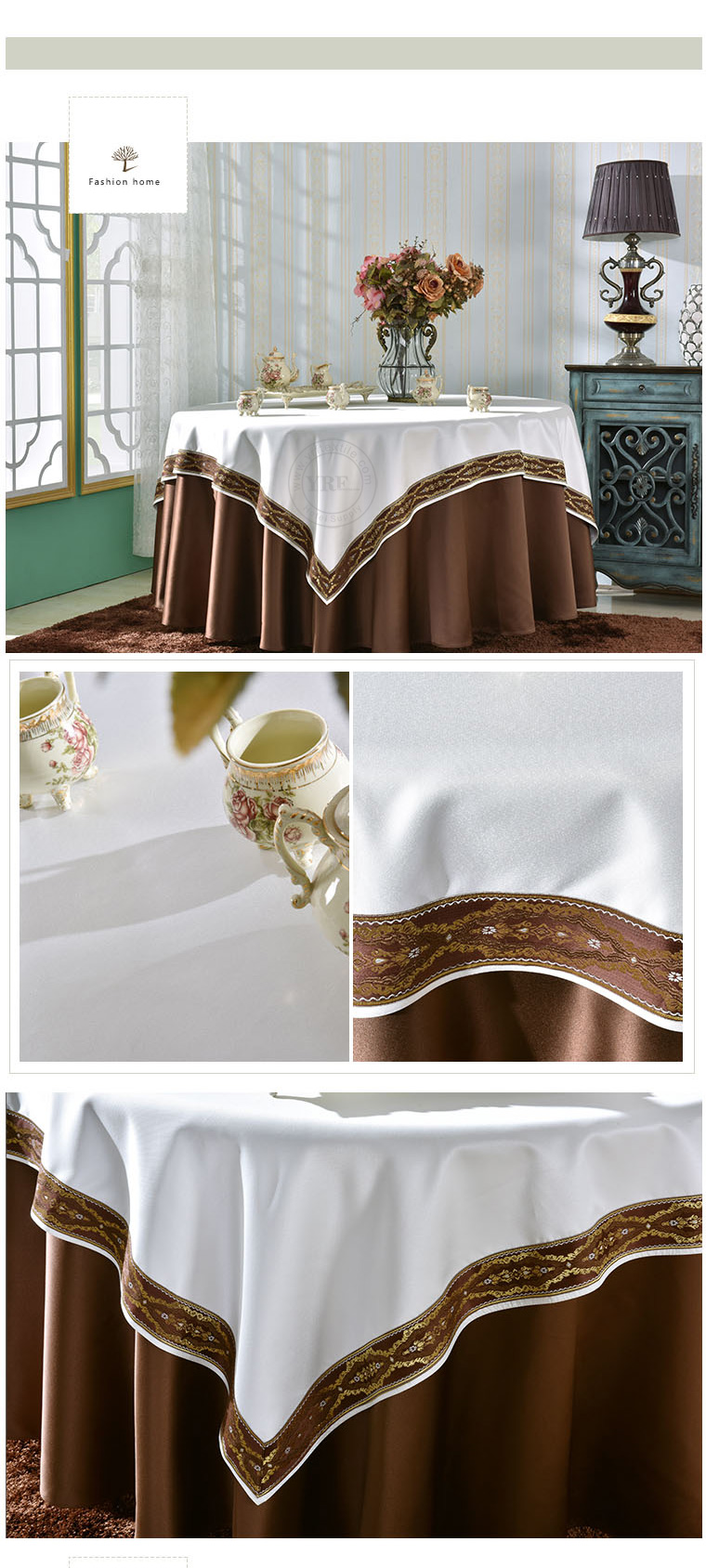 Embroidery Design Tablecloth