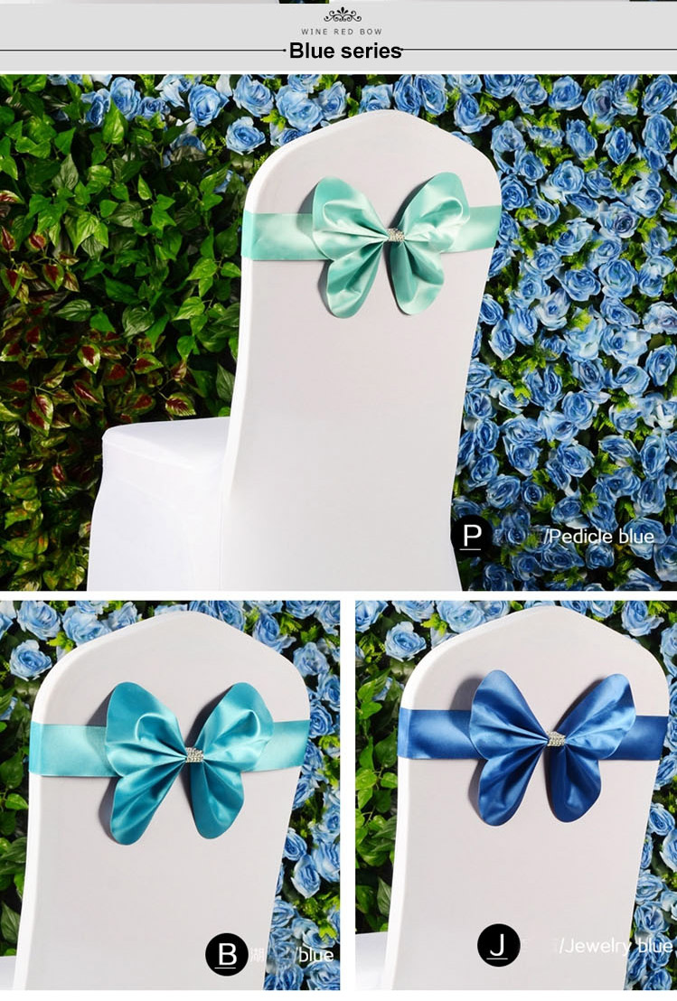 Various Chair Cover Sash Ideas