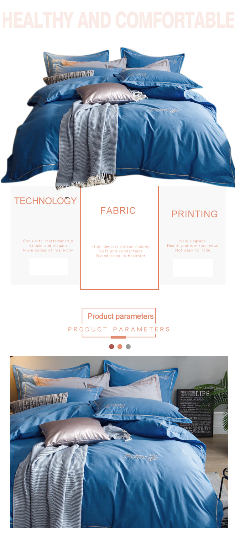 A variety of Dorm Bed Comforters