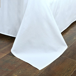 Commercial Hotel Bedding White Bed Sheet