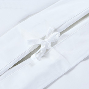 White Commercial Hotel Sheets Pillowcase