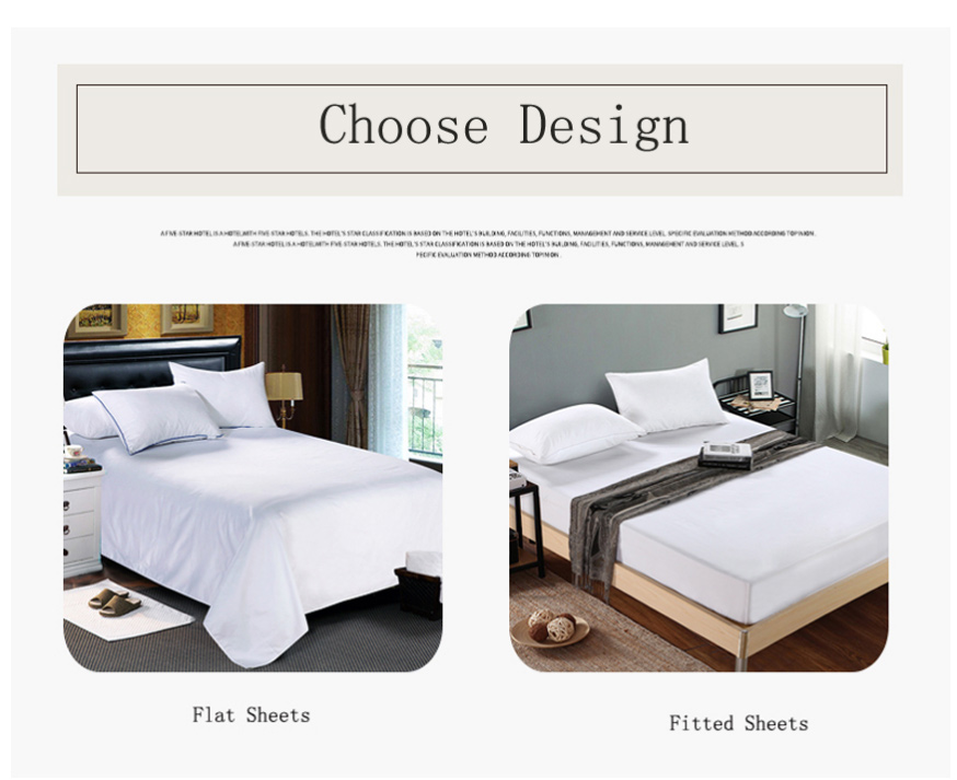 Star Hotel Bedroom Bed Sheet Sets