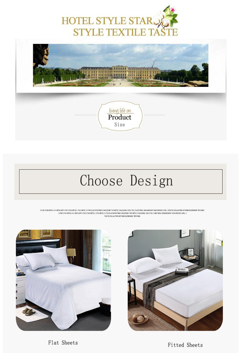 Comfortable Classic Stripe Hotel Bedding