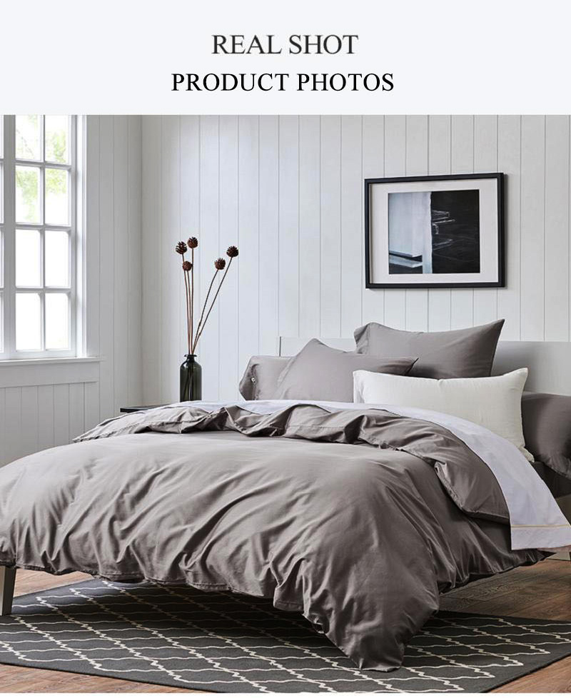 Gray Luxurious Hotel Bedding