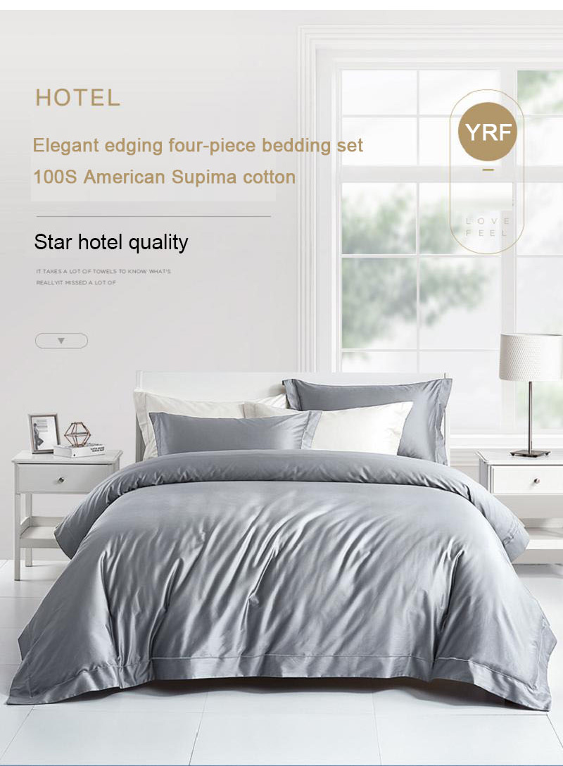 Grey 1000 Thread Count Hotel Bedding