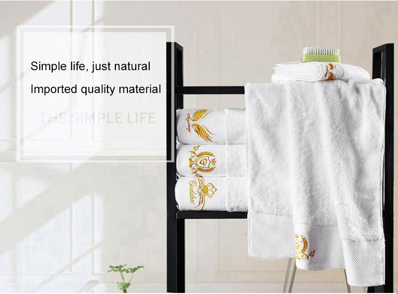 Embroidery Logo Boutique Hotel Towels