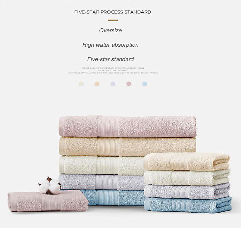 Standards 5 Star Hotel Face Towel Sets