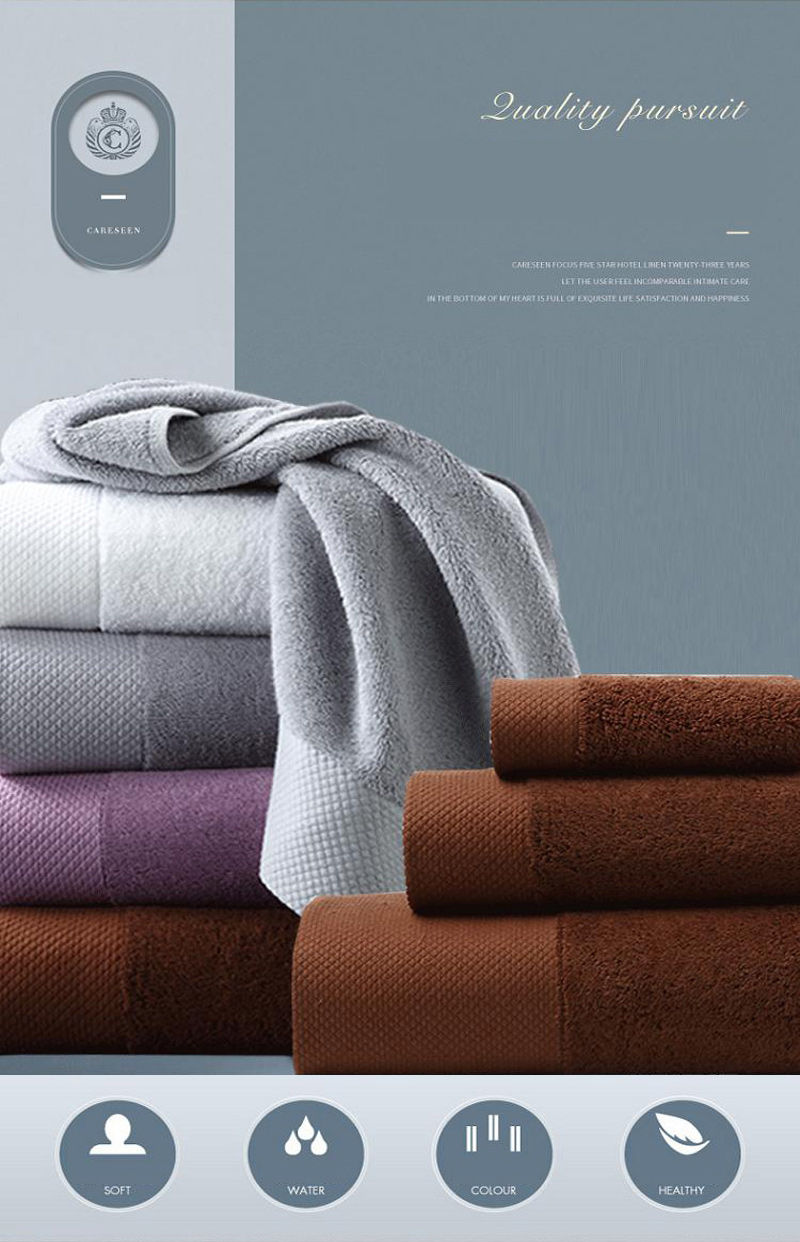 Luxurious Hilton Hotel Bath Towel Pure