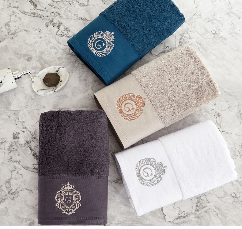 With LOGO Luxury Hotel Spa Towel Sets