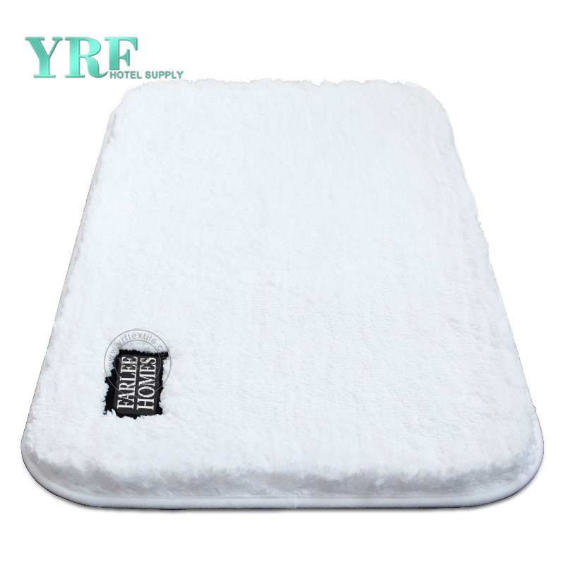 Bathroom Rug Mat White Thick Shaggy