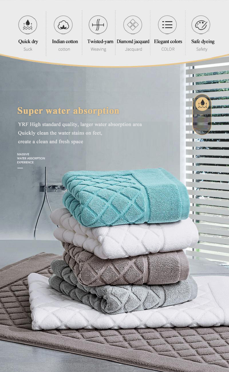 Non-Slip Hotel Bath Mats 20"x31"