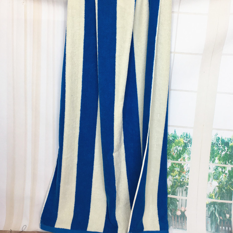 Resort Thick Striped Beach Towel Swimming Pool