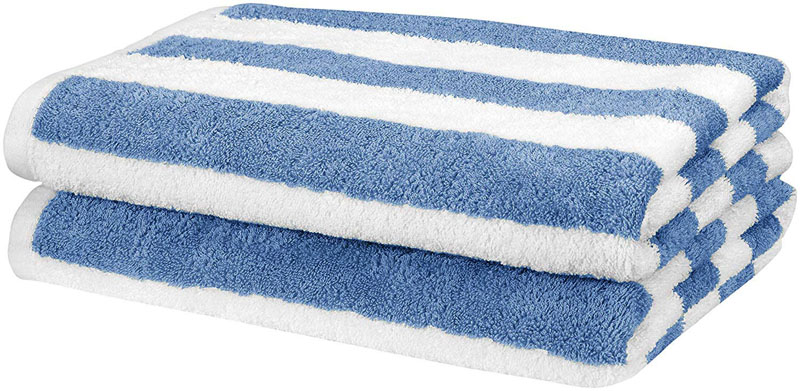 Sky Blue Hotel Supply Large Pool Towel