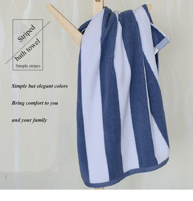 Strip High-Grade Thickening Beach Towel