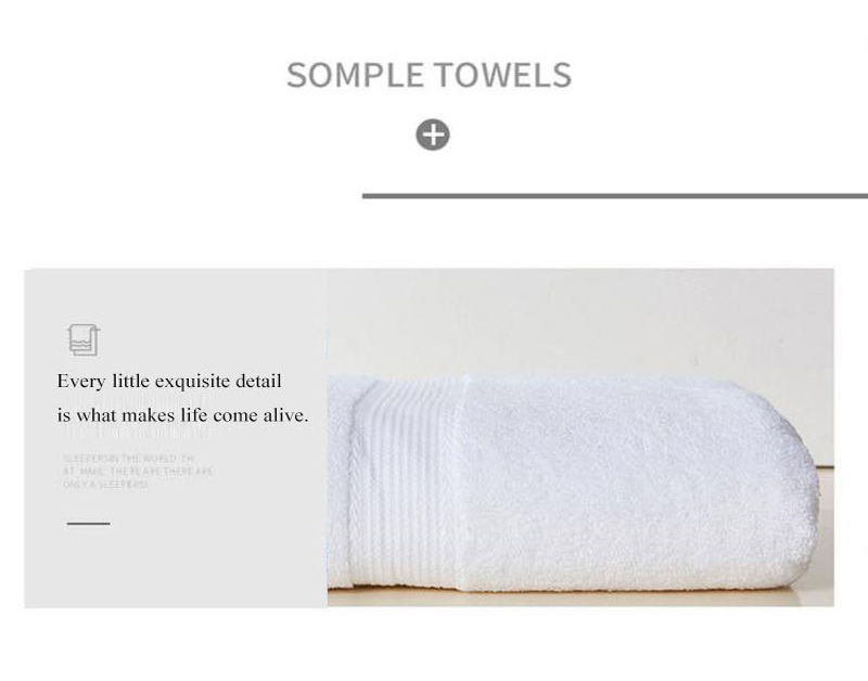 Pure Cotton Soft Big Spa Towels Absorbent