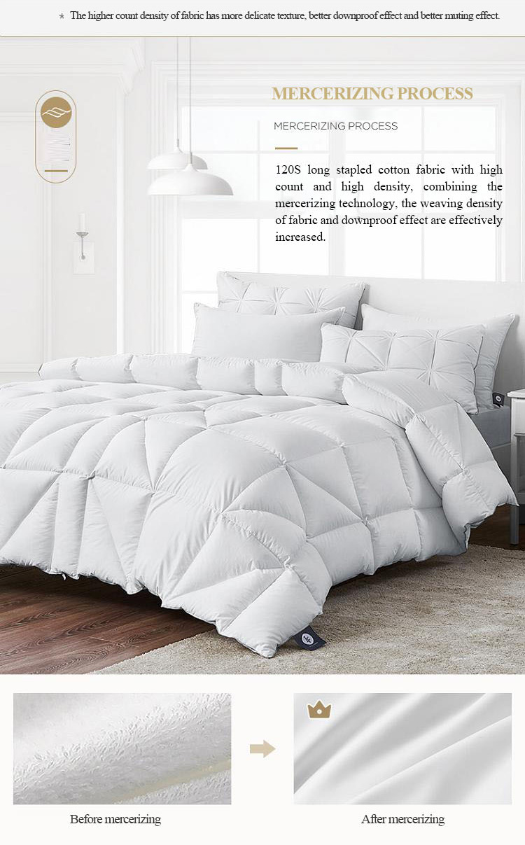 Comforter Hotel Goose Down White