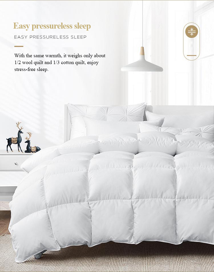 Lightweight Warm White Hotel Duvet Insert