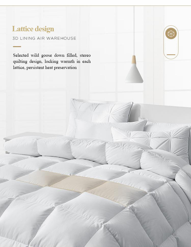 White 100% Cotton Hotel Duvet Insert