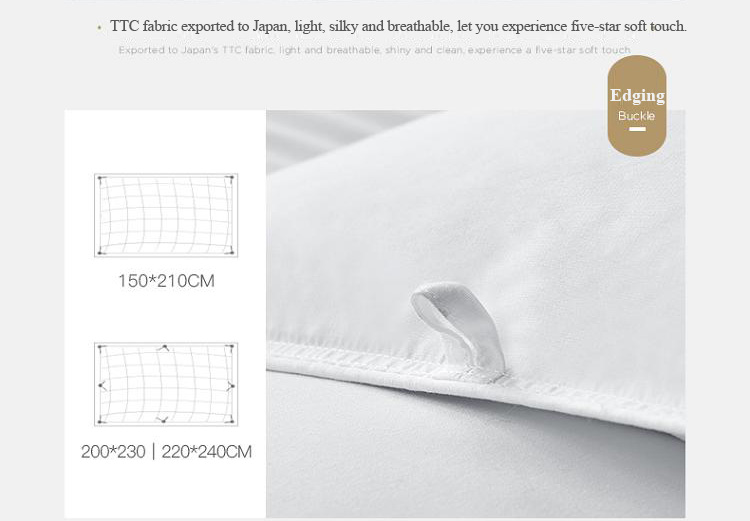 Hotel Duvet Insert 4 Seasons 100% 