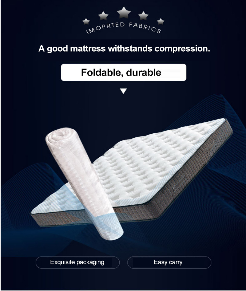 Natural latex Individually Coils Pocket Mattress