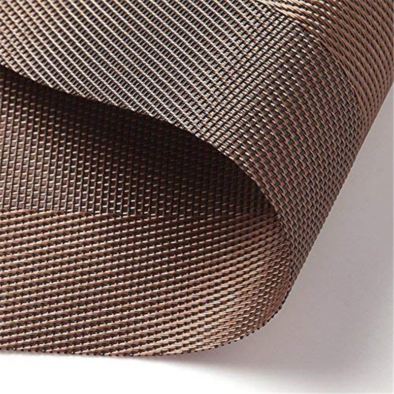 Hotel Brown Table Mats Rectangular