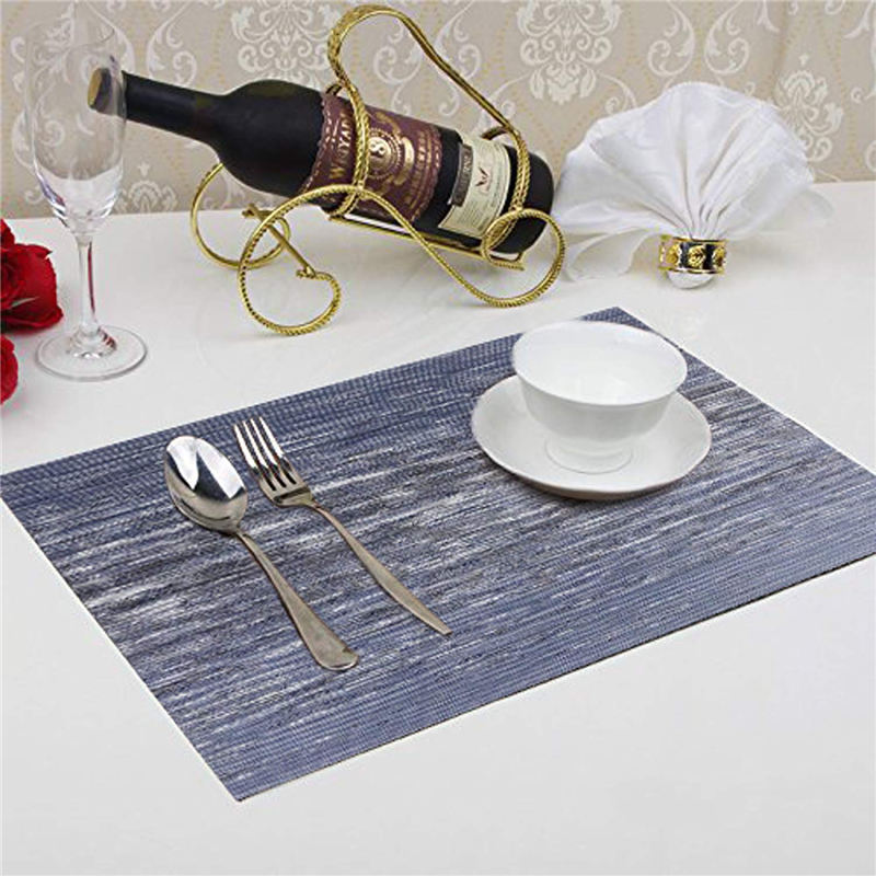 Holiday Gray Placemats Rectangular