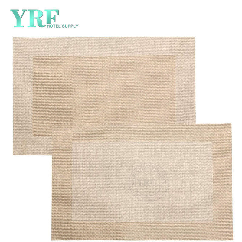 Dining ivory Border Placemats Rectangular