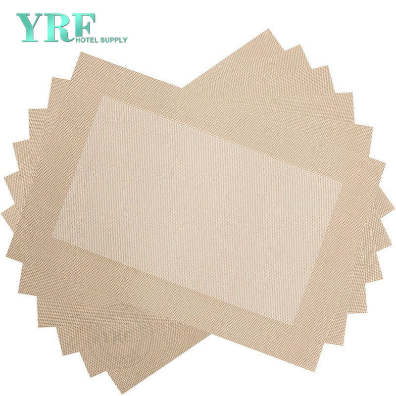 Rectangular ivory Border Placemats Woven