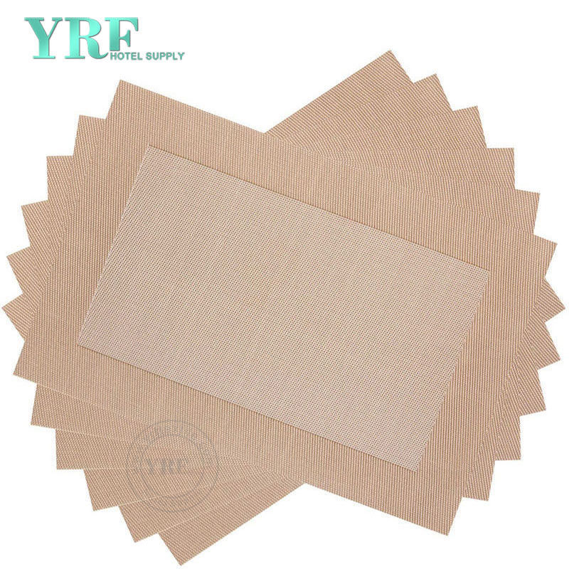Rectangular Cream Placemats Hardboard
