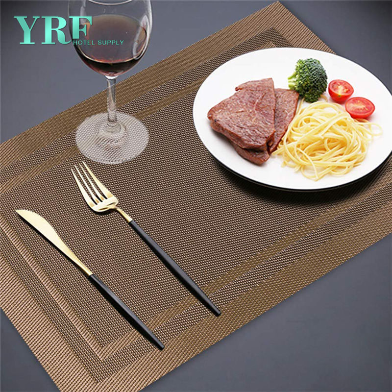 Rectangular Brown Placemats Party