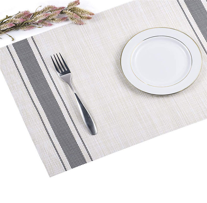 Rectangular Gray line Table Mats Party