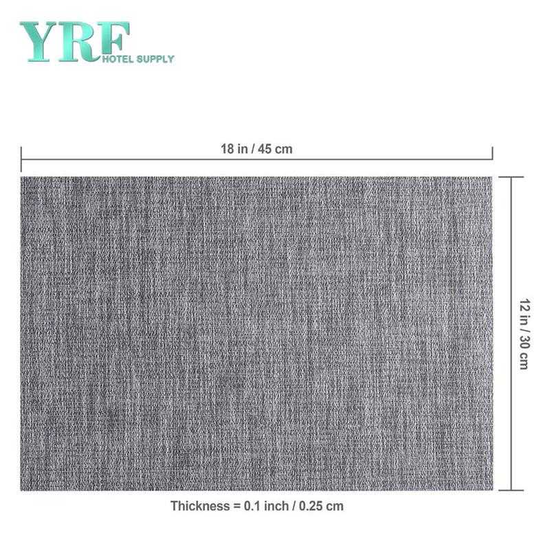 Square Gray Table Mats Wedding