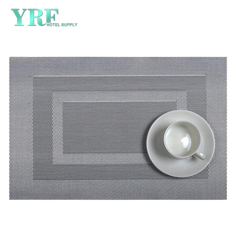 Rectangular Grey Table Mats Outdoor