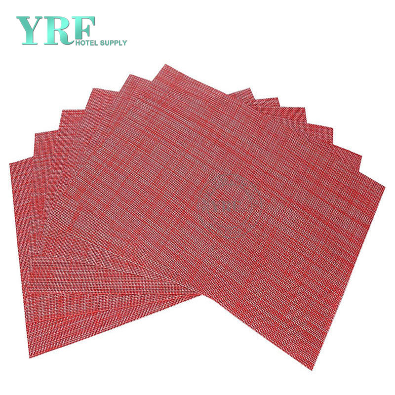 Wedding Red Table Mats Hardboard