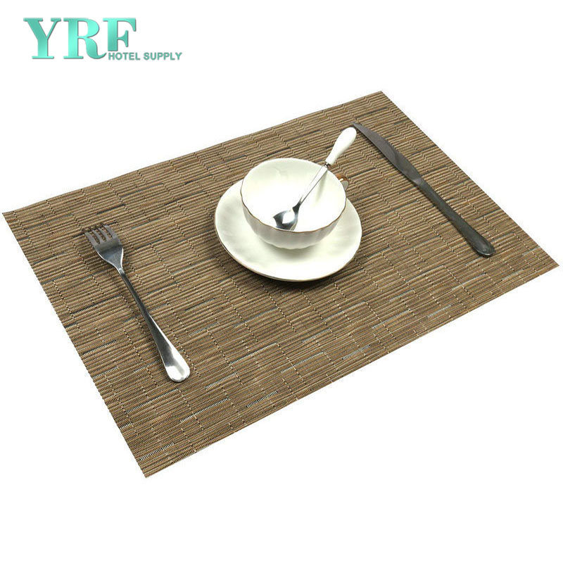 Heat-Resistant Light Coffee Placemats Square