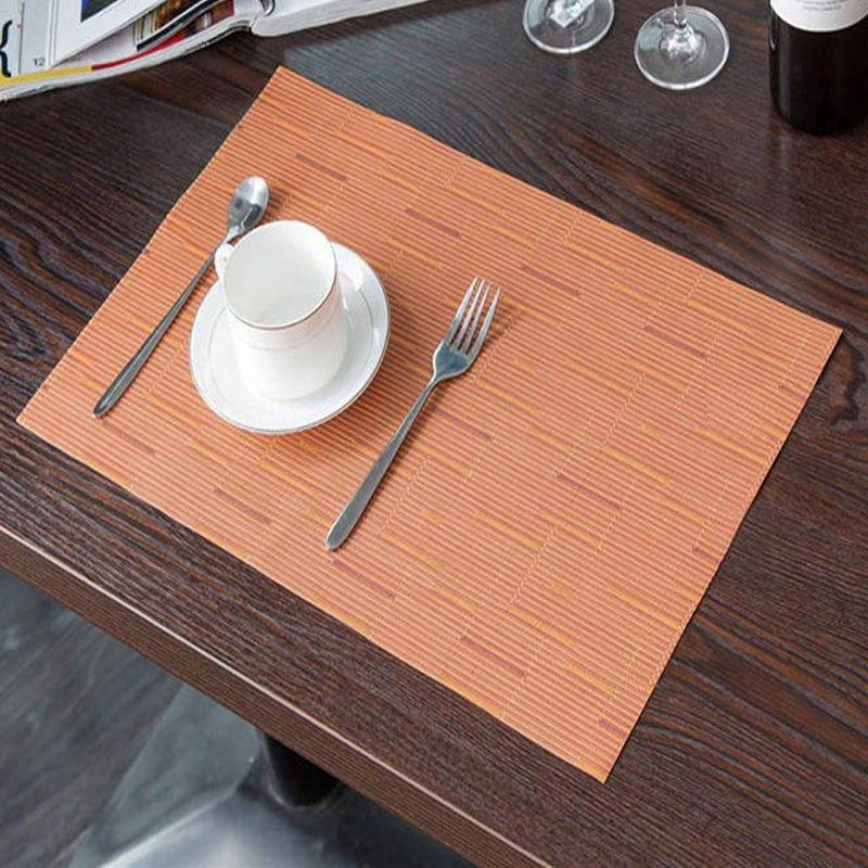 Rectangular Orange Table Mats Holiday