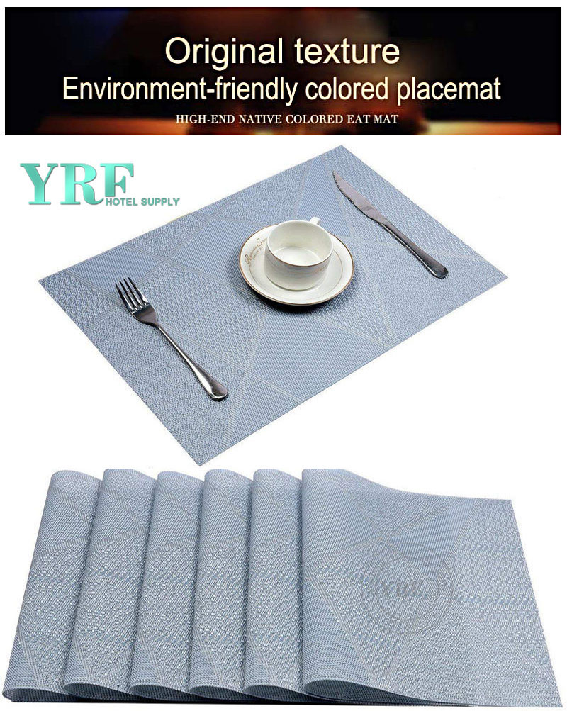 Dries Very Quickly Light Blue Placemats Not mildew