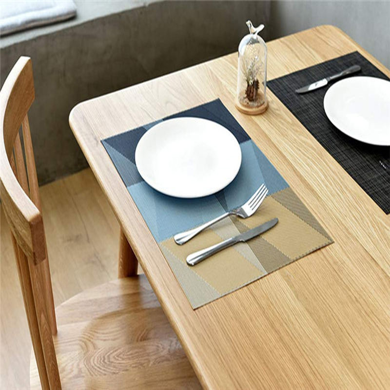 Oblong Blue Placemats Kitchen