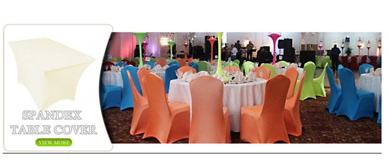 Washable Decoration Wedding Chair Cover