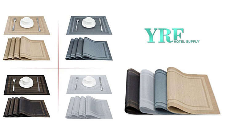 Vinyl dries very quickly Wipe Clean Outdoor Placemats
