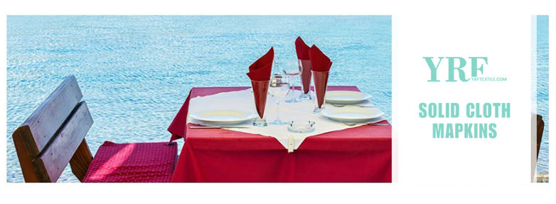 Pure Red Cotton Napkins 20x20" Inch