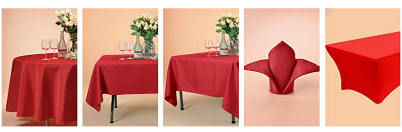 Pure Red Cotton Napkins 20x20" Inch