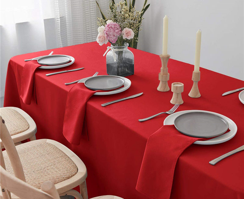 Restaurant Pure Red Cotton Napkins 20x20" Inch