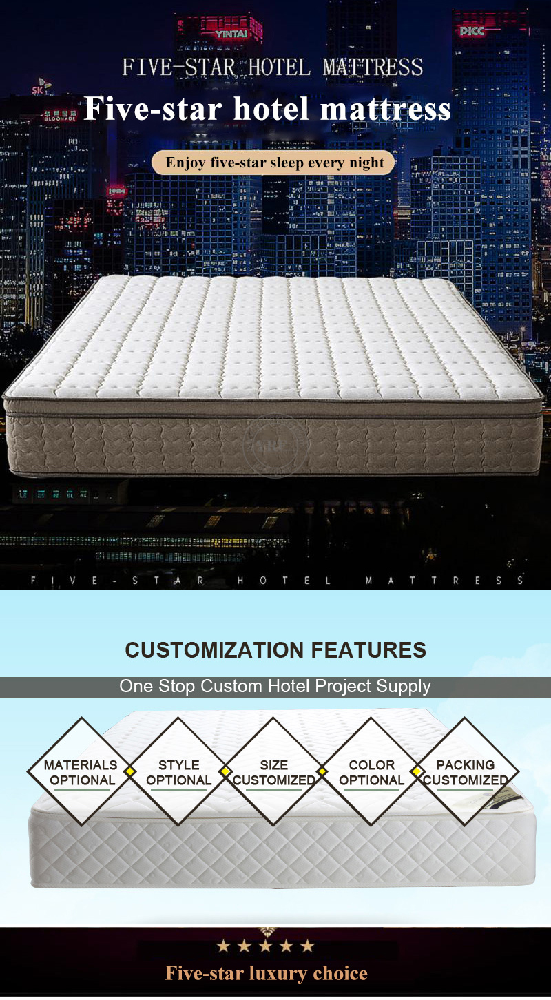 Latex Layer Mattress Motion Isolating Springs