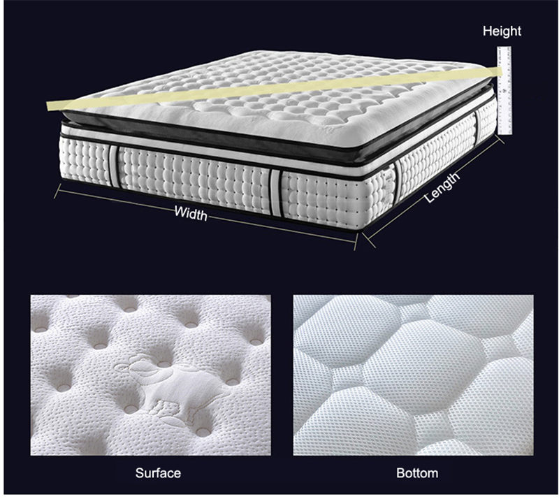 Coconut Fiber Motion Isolating Springs Mattress