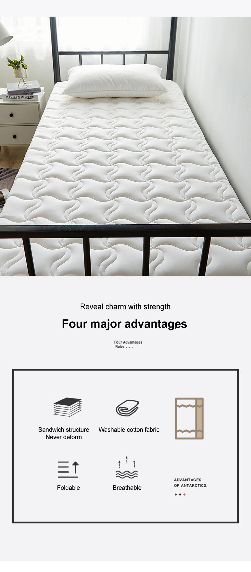 Skin Friendly Multi-Purpose Mattress Pad