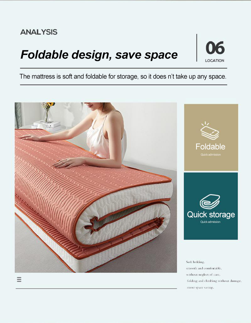 Bunk bed Mattress Roll Foldable Thicken